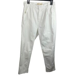 Current Elliott | White The Arroyo Pleated Jeans
